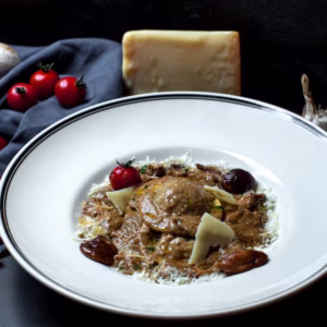 Beef Steak w/ Mushroom Sauce