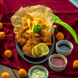 Broasted Chicken Spicy w/Fries