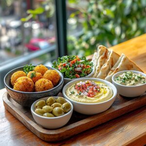 Arabic Cold Meza Platter