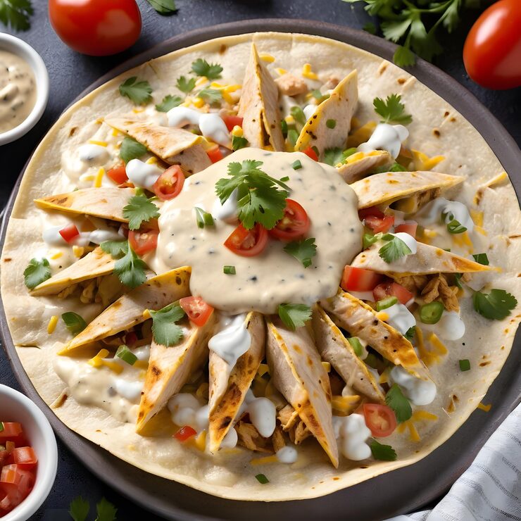 Chicken Quesadilla w/Cheese