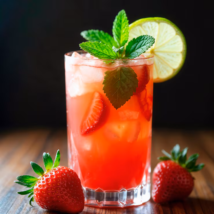 Strawberry mojito