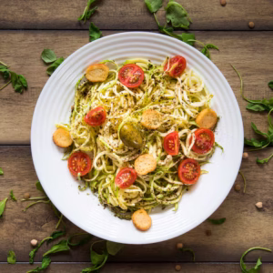 Spaghetti Olive Oil w/ Tomato Sauce