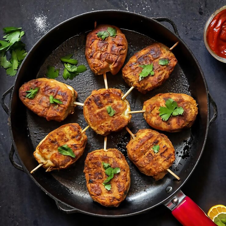 Halabi Egg Plant Kabab